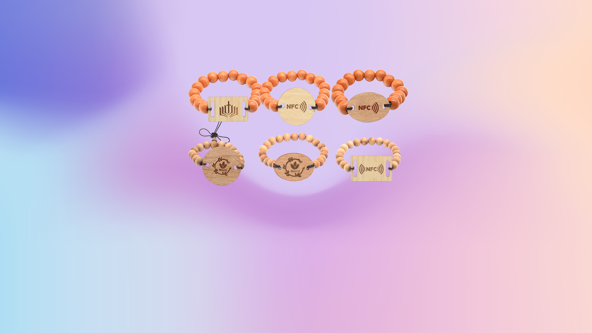 卡立方集團RFID智能木卡工廠專業定制NFC木珠手環珠子木卡RFID非標織嘜木卡源頭廠家