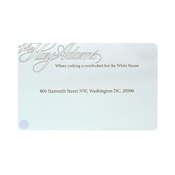 PVC炫彩珠光底智能卡定制3