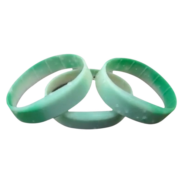 RFID溫變硅膠腕帶NFC溫變硅膠手環定制