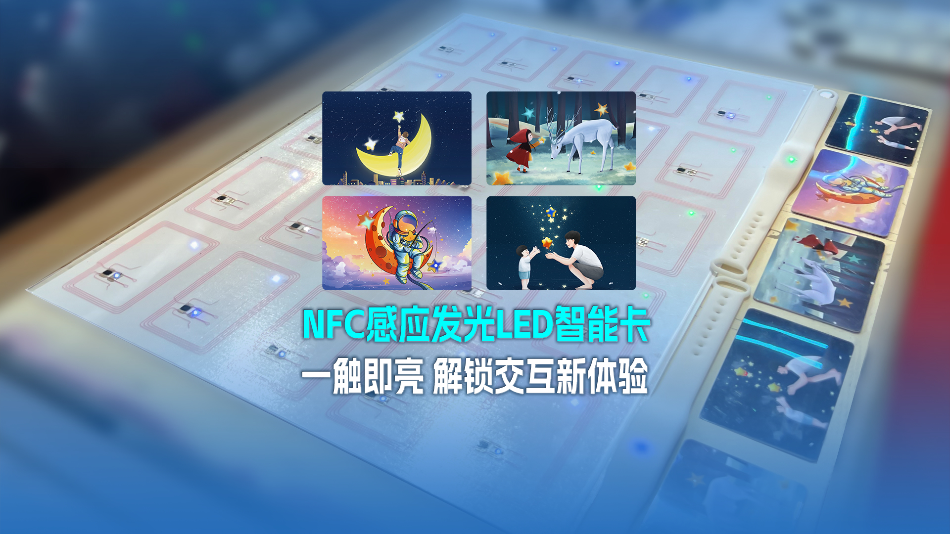 告別普通！卡立方集團感應LED發光智能卡硅膠手環腕帶產品，點亮你的每一次交互?